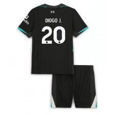 Liverpool Diogo Jota #20 Bortedraktsett Barn 2024-25 Kortermet (+ korte bukser)